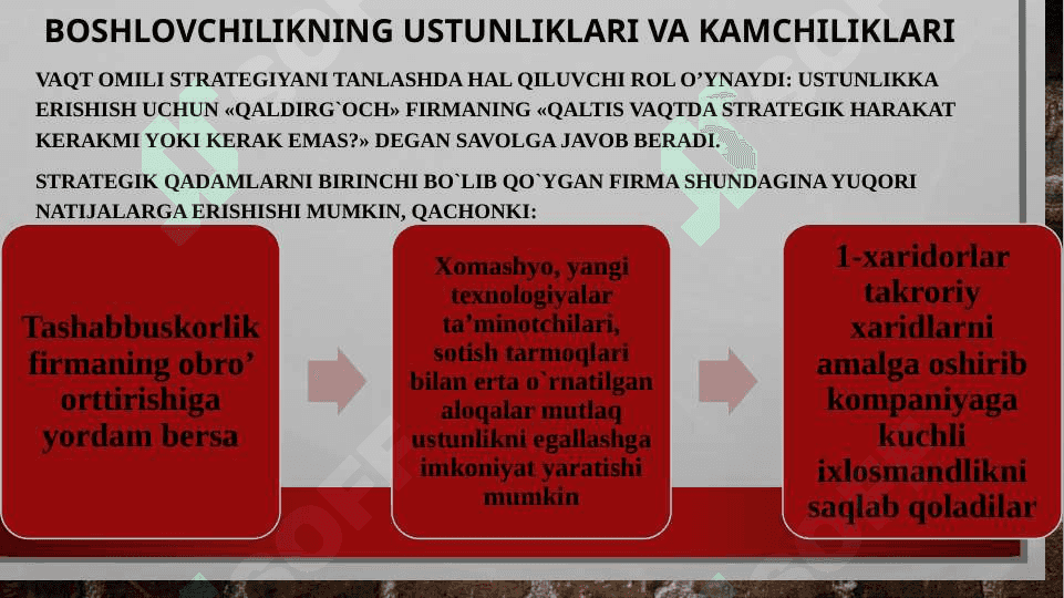 Marketing strategiyasini mavjud bozorgA moslashtirish 8