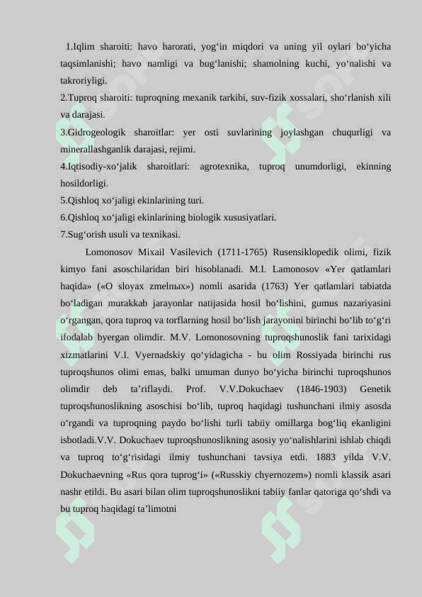O'simliklarning yashash sharoitlariga moslashishlari va ekologik guruhlari 3