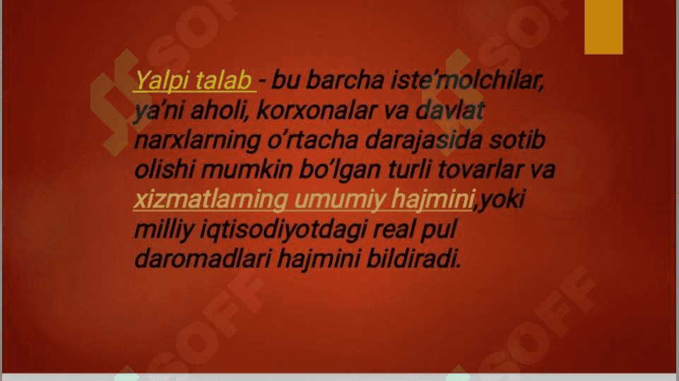 Yalpi talab - yalpi taklif modeli 4