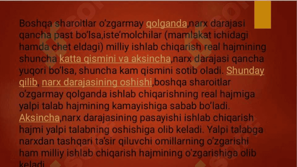 Yalpi talab - yalpi taklif modeli 5