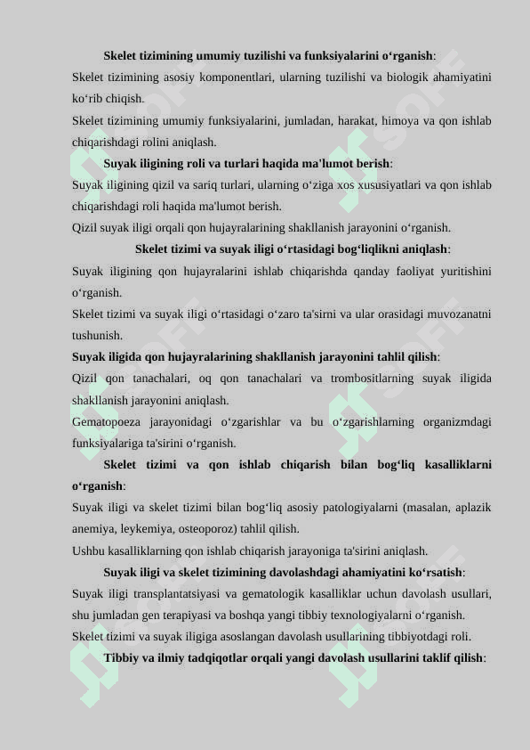 “Qon ishlab chiqarishda odam skelet tizimining roli” 5