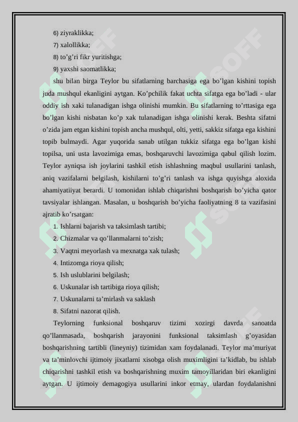 Menejment nazariy asoslari 3