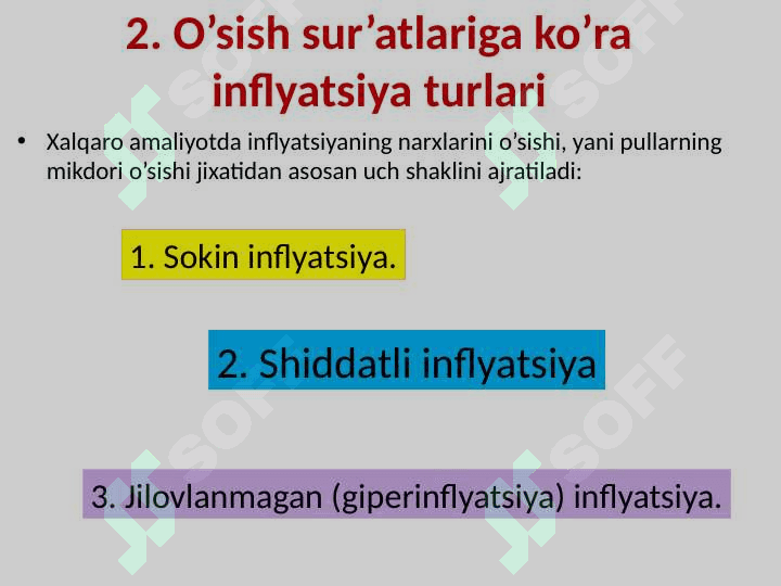 INFLYATSIYA VA AKSILINFLYATSIYA SIYOSATI 7