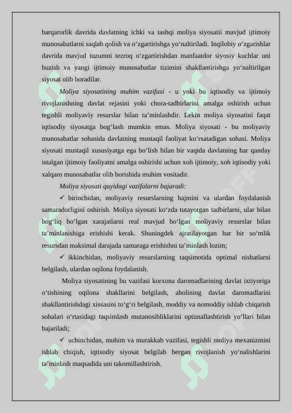 Davlat moliyasini boshqarishda fiksal siyosatini takomillashtirish masalalari 4