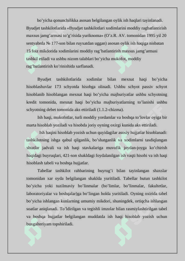Byudjet tashkilotlarida mehnat xaqi hisobi 7
