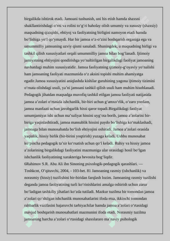 Mustaqil fikrlovchi erkin shaxs buyuk kelajak extiyojidir 4