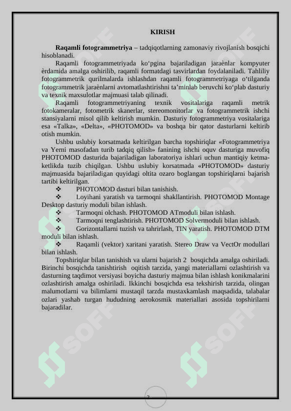 Ishining maqsadi va vazifasi 2