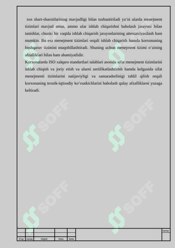 ISO 9001 standarti talablari asosida sifat menejmenti tizimi va tamoyillari 4