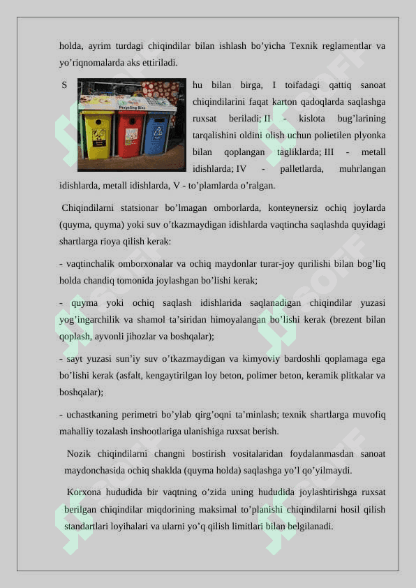 Chiqindilarni qayta ishlash 4