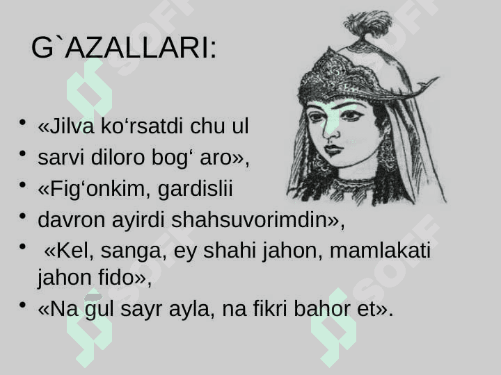NODIRA  HAYOTI VA  IJODI 5