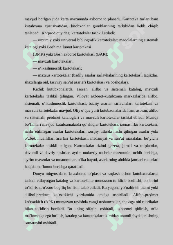 Kutubxonalarning ma’lumot bibliografiya apparati 3