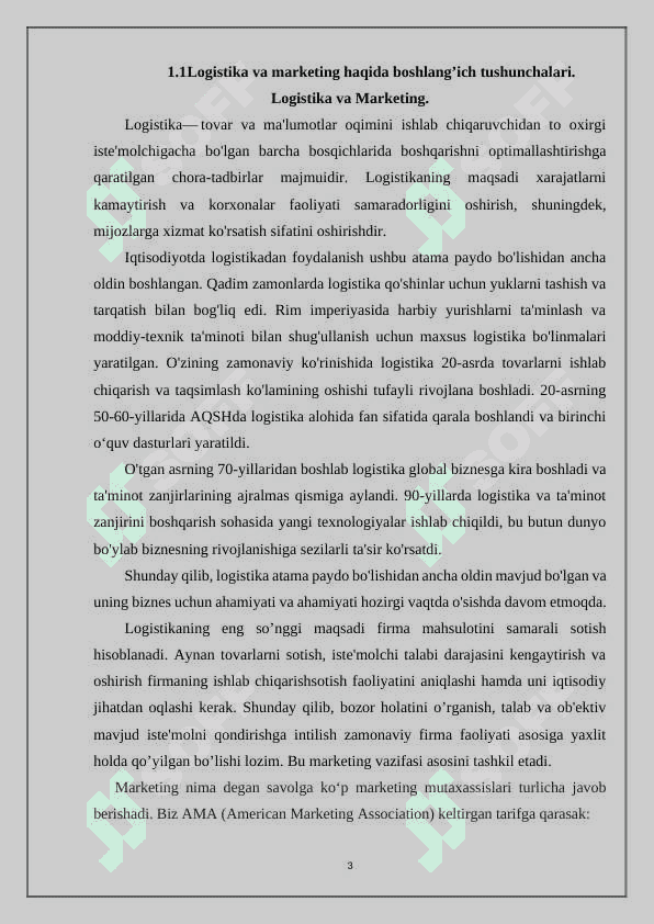 Logistika sohasida marketing tadqiqotlari 3