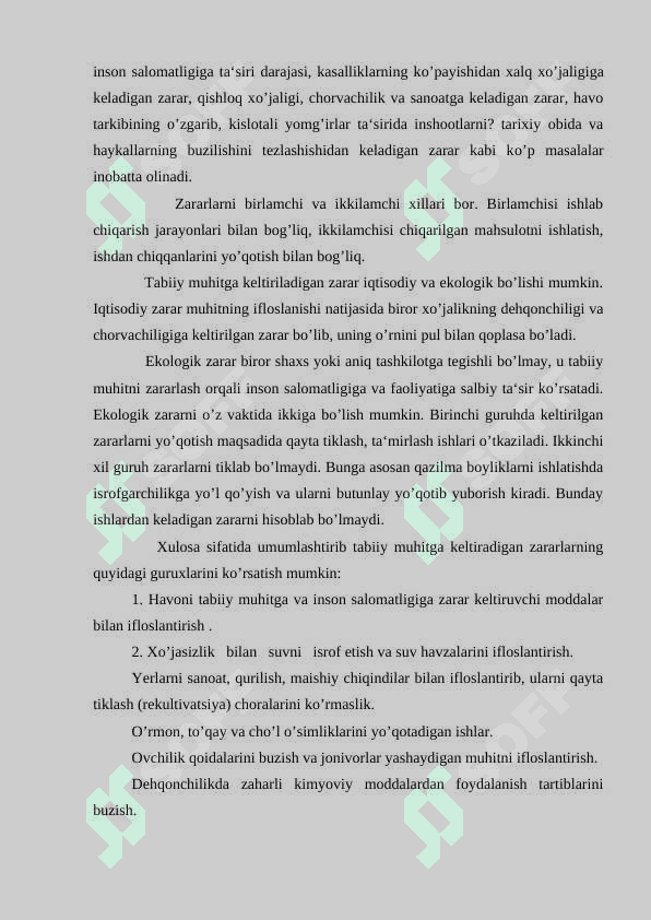 Oʻzbekiston respublikasida ekologik ekspertiza 4