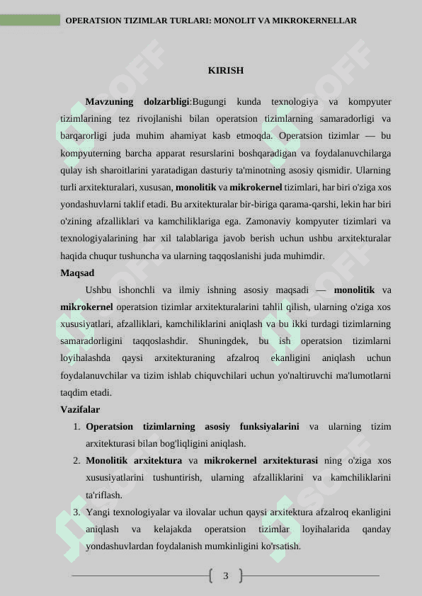 “OPERATSION TIZIMLARDA FOYDALANUVCHI HUQUQLARI VA IDENTIFIKATSIYA TIZIMLARI” 3