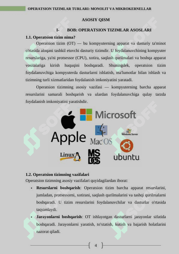 “OPERATSION TIZIMLARDA FOYDALANUVCHI HUQUQLARI VA IDENTIFIKATSIYA TIZIMLARI” 4