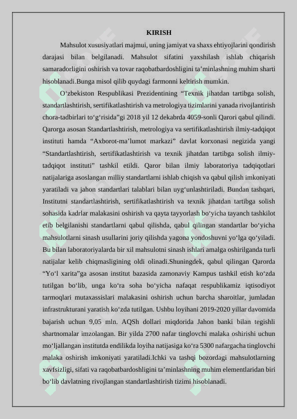 Mahsulot sifatini nazorat qilishning radiatsion usuli 3