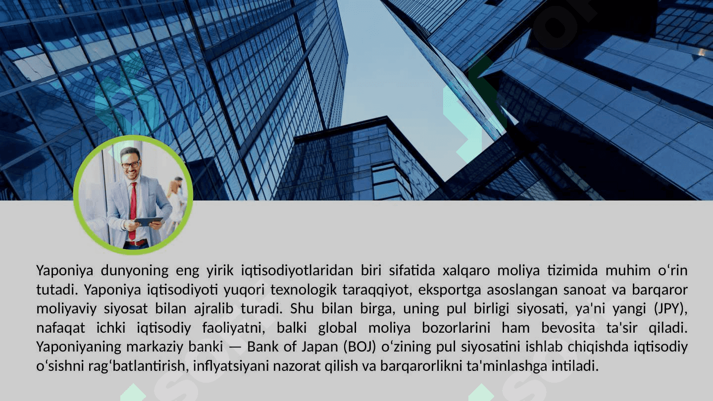 Yaponiya pul birligining siyosati 3