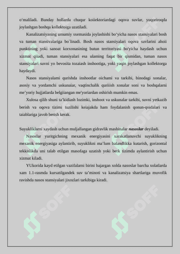 Nasoslarning ketma ket ishi talabqilinadigan texnologik zarurat va shartlarni aniqlash 4