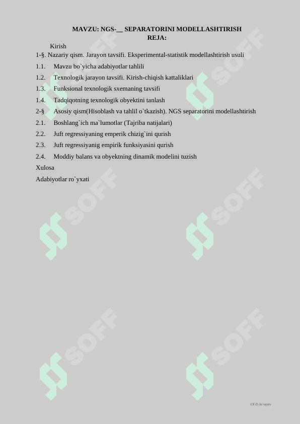 NGS-__ SEPARATORINI MODELLASHTIRISH 2
