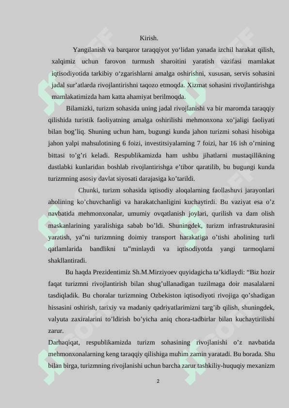 Меhmonxonalarda xizmatlar samaradorligini aniqlash xususiyatlari 2