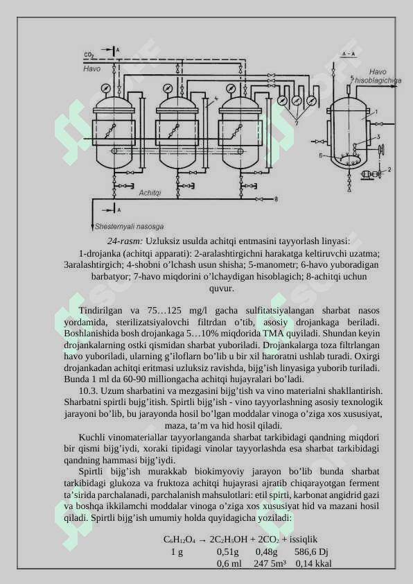 Sharobchilik maxsulotlarini ishlab chiqarish texnologiyasi 5