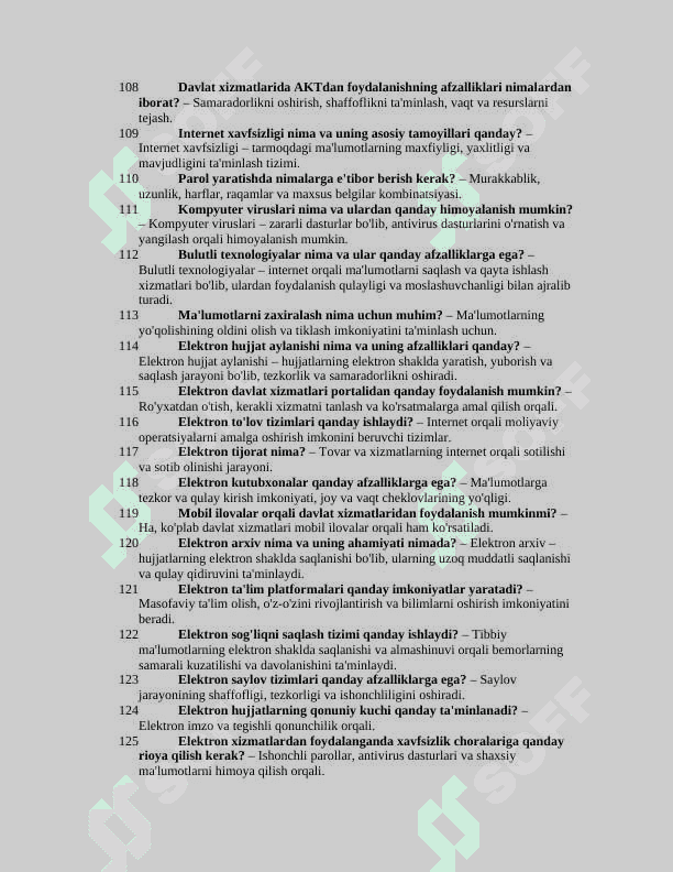 Davlat xizmatchisi Argos savol va javoblari bilan birga 600. Ta 2025 6