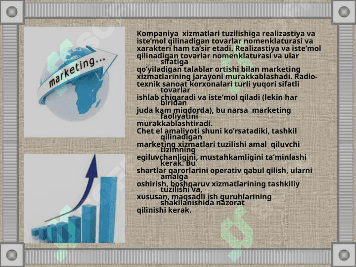 KOMPANIYALARNING MARKETING  FAOLIYATI TAHLILI 3