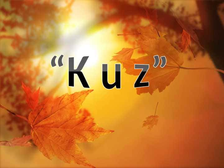 2-sinf Fan:  O’qish Mavzu: “Kuz”.