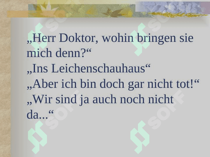 LIEBER ONKEL DOKTOR 2
