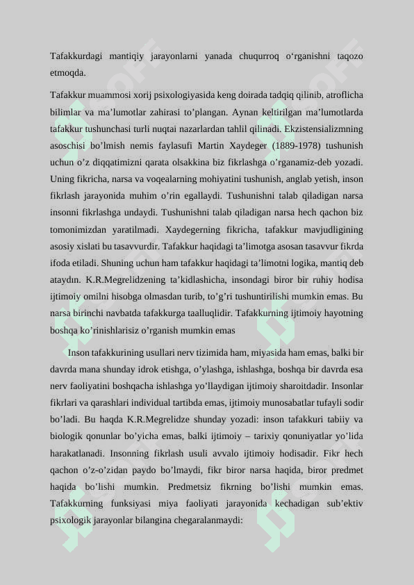 Tafakkur kurs ishi 5