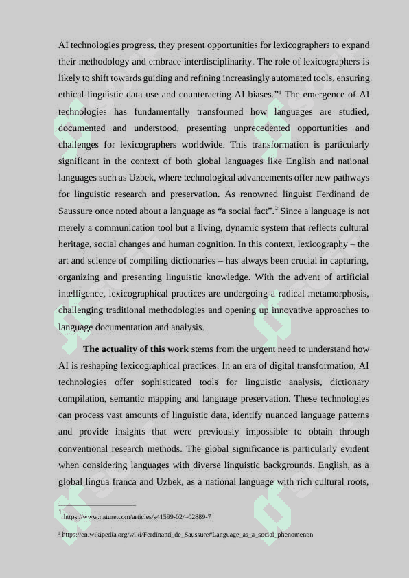 Lexicography in the age of artificial intelligence (challenges and opportunities) in English and Uzbek 2