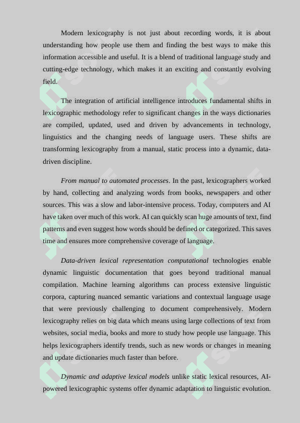 Lexicography in the age of artificial intelligence (challenges and opportunities) in English and Uzbek 7