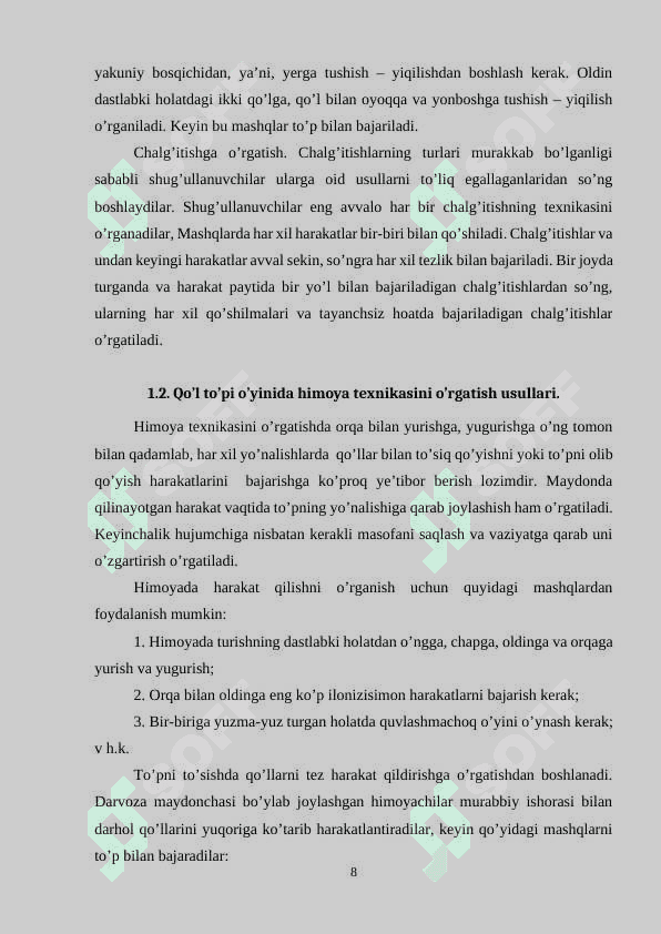 GANDBOLCHI O`YINCHILARNI TAYYORLASHNI REJALASHTIRISH 7