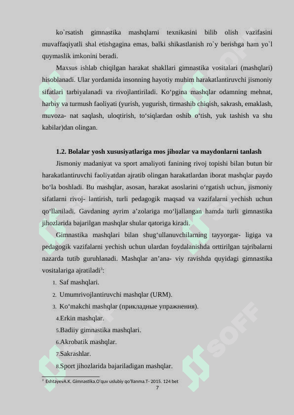 GIMNASTIKA MASHG'ULOTLARIDA SHIKASTLANISHNING OLDINI OLISHDAN OGOHLANTIRISH 7