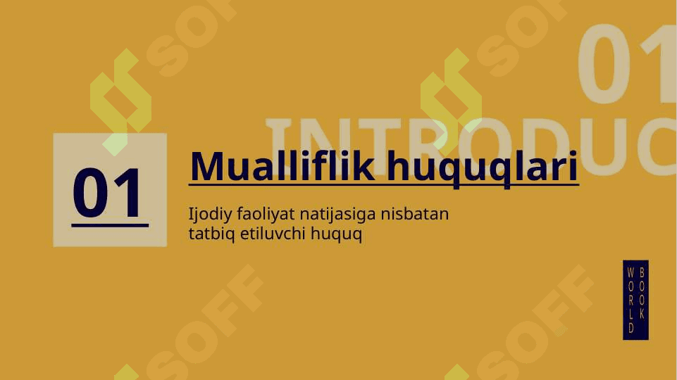 MUALLIFLIK HUQUQI VA TURDOSH HUQUQLAR 2