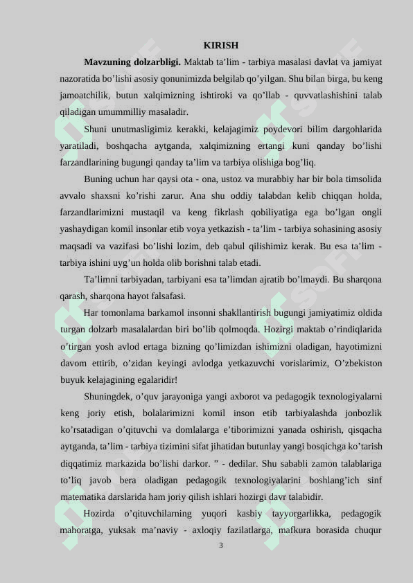 Yuzlik mavzusini nomerlashda innovatsion texnologiyalardan foydalanish 2
