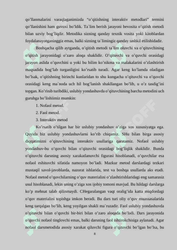 Yuzlik mavzusini nomerlashda innovatsion texnologiyalardan foydalanish 7
