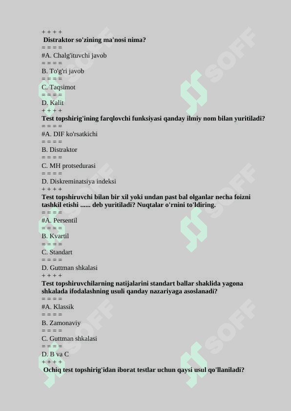 NUTQIY KOMPITENSIYANI BAHOLASH fanidan test 7