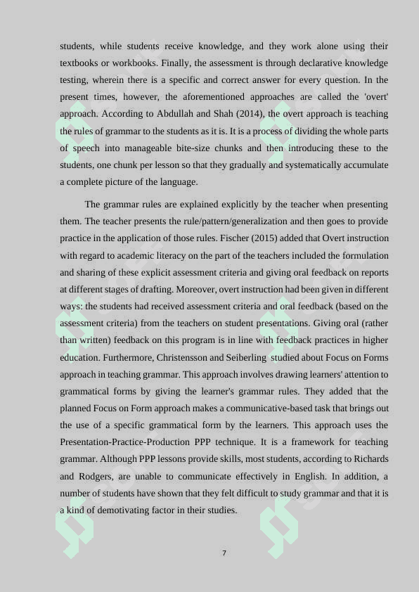 COMMUNICATIVE METHODS FOR TEACHING GRAMMAR TO YOUNG LEARNERS 8