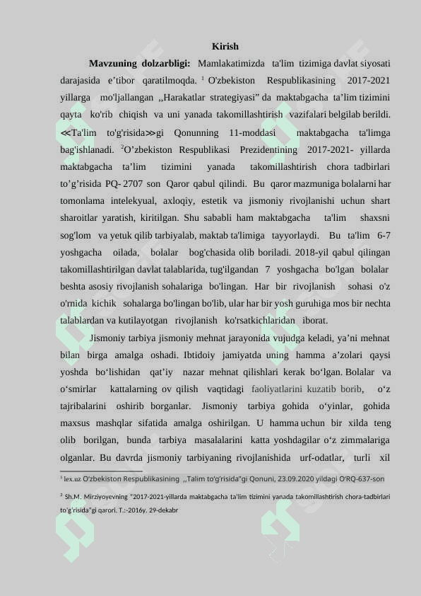 Maktabgacha   yoshdagi  bolalarni   jismoniy  tarbiyalash   mazmuni  va vazifalari 3