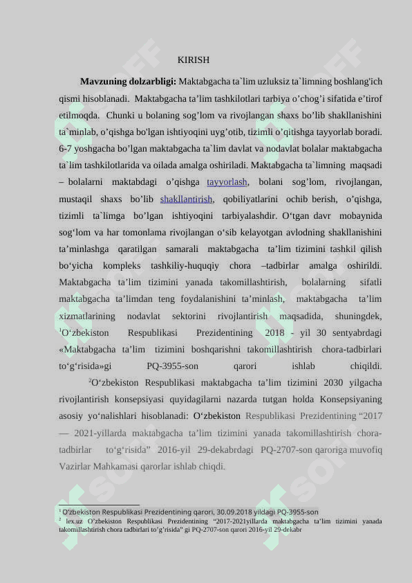 Maktabgacha ta’lim tizimida maktabgacha ta’lim tashkilotlarini tutgan o’rni va istiqbollari 3