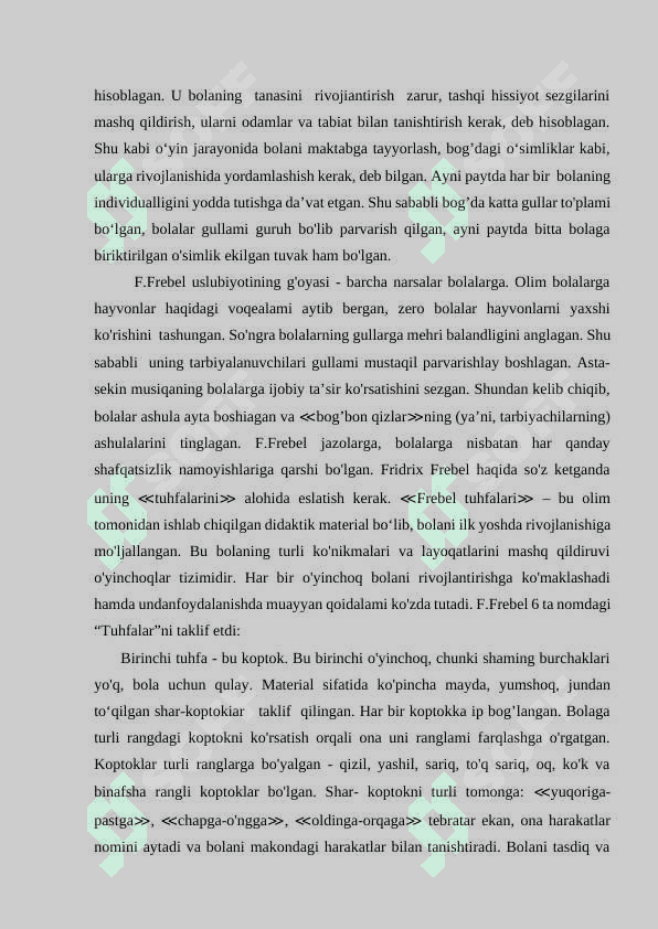 Maktabgacha ta’lim tizimida maktabgacha ta’lim tashkilotlarini tutgan o’rni va istiqbollari 8