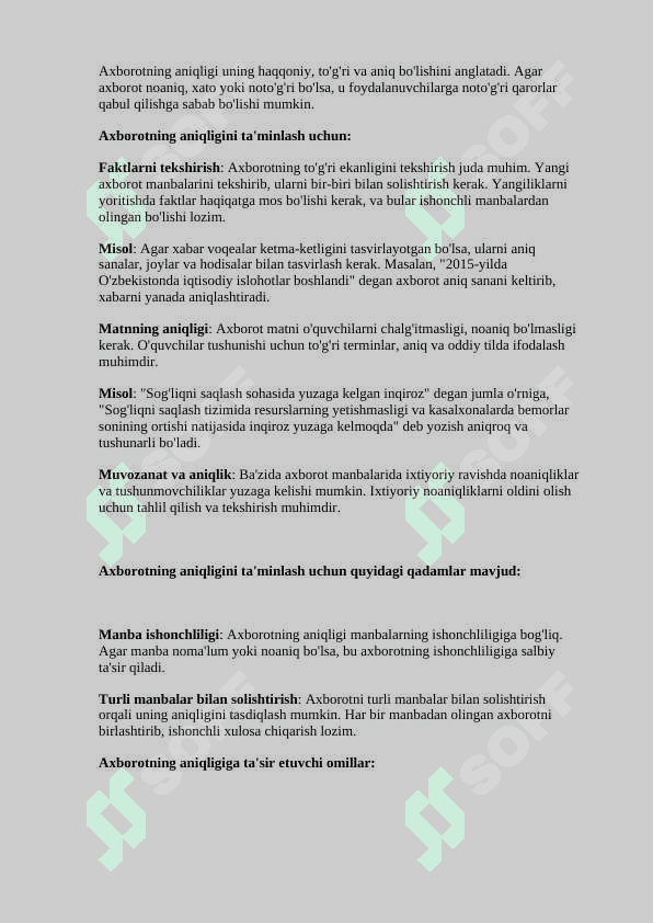 MEDIA VOSITALARIDA AXBOROTNING TAHLILI VA BAHOLASH 3