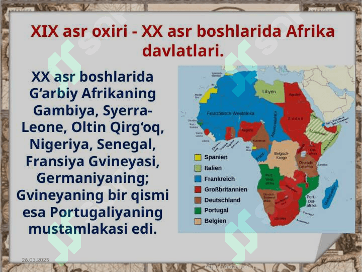 Tropik va Janubiy Afrika mamlakatlari 7