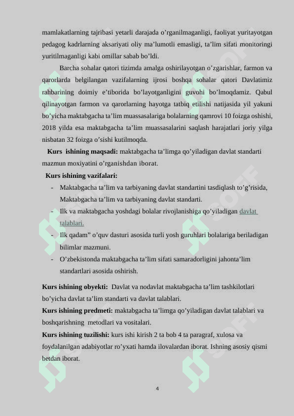 DAVLAT TA’LIM STANDARTINING MAQSADI VA ASOSIY VAZIFALARI 4