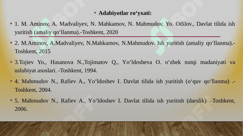 DAVLAT   TILIDA   ISH YURITISH FANINING           mazmuni 2