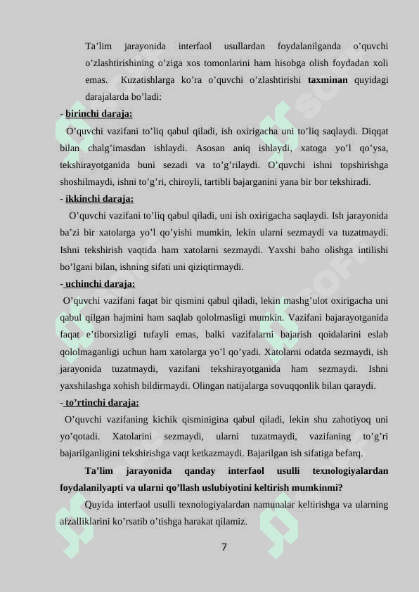 Temuriylar davri madaniyatini yoritishda interfaol usullardan foydalanish 7