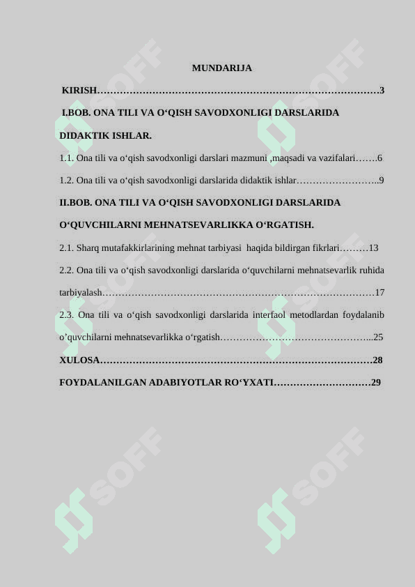 ONA TILI VA OʻQISH SAVODXONLIGI DARSLARIDA DIDAKTIK ISHLAR 2