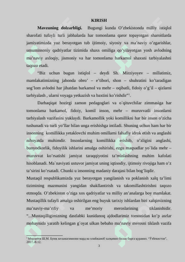 TARIX DARSLARIDA YOSHLARDA MILLIY QADRYATLARGA HURMAT TUYGUSINI SHAKLLANTIRISH 3