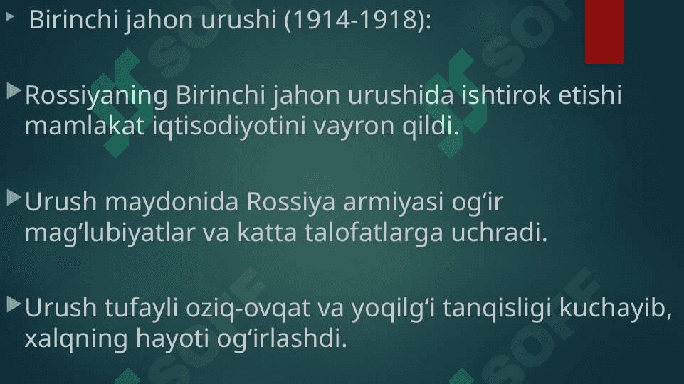 1917-yil   Fevral   inqilobi   va Oktabr   to‘ntarish   oqibatlari 4